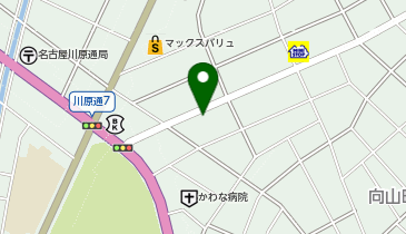 八百鮮川原通店の地図画像