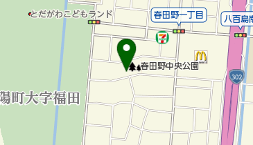 福春コミュニティーセンターの地図画像