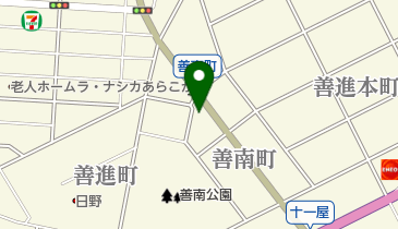 善進接骨院の地図画像