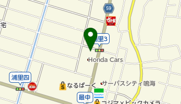 四ツ葉モーターサイクルの地図画像