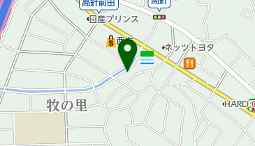 ワチェット・フライフィッシングショップの地図画像