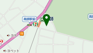 高師緑地どうぶつ病院の地図画像