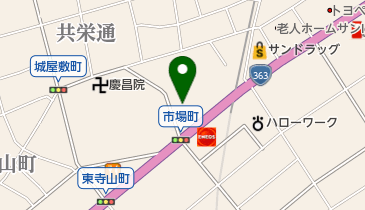 長根ふれあいセンター連の地図画像