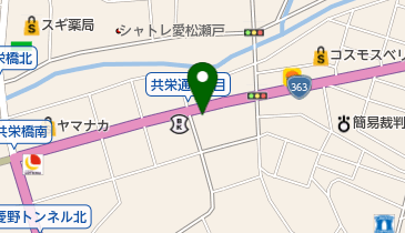 ユナイテッド・インシュアランス株式会社名古屋支店の地図画像