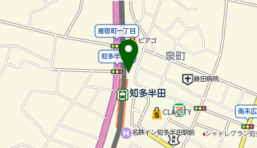 ECC外語学院半田校の地図画像