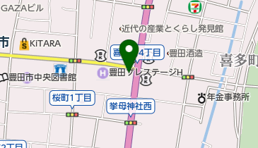 AQUA豊田店の地図画像