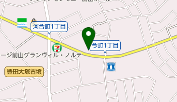 美容室オリオンの地図画像