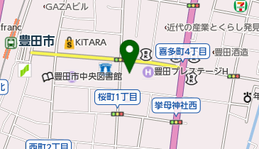 有限会社豊田浅井総合保険の地図画像