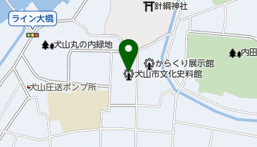 犬山城白帝文庫(公益財団法人)の地図画像