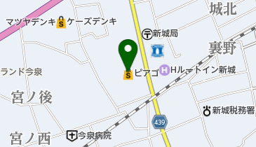 カネ美食品株式会社ピアゴ新城店の地図画像