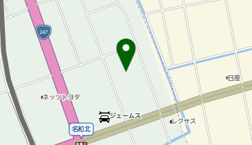 オートクラブの地図画像