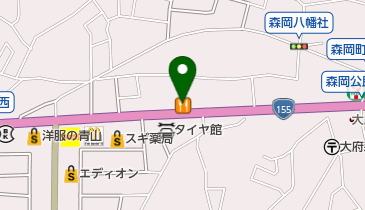 かつや155号線大府店の地図画像