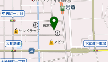 センティア(SENTIR)アピタ岩倉店の地図画像