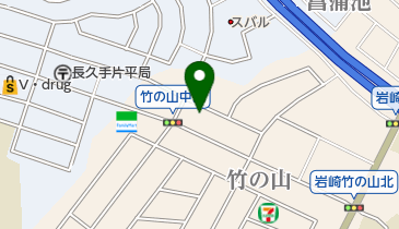 エス・ハートオブヘアー竹の山店の地図画像