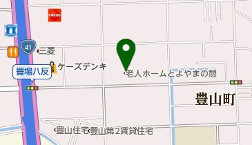 とよやまの憩の地図画像