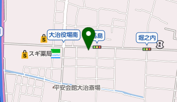 海部東農協大治支店の地図画像