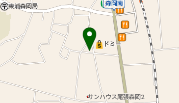 美容室香蔵の地図画像