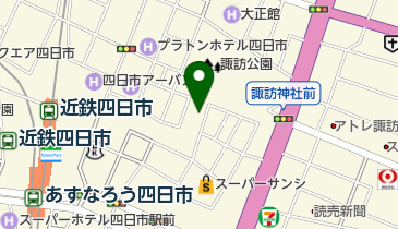 割烹五條の地図画像