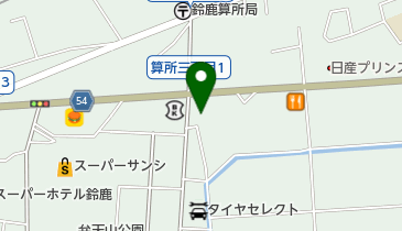 メンズショップMONの地図画像