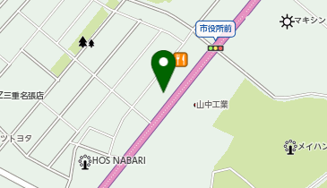 伊賀牛の奥田の地図画像