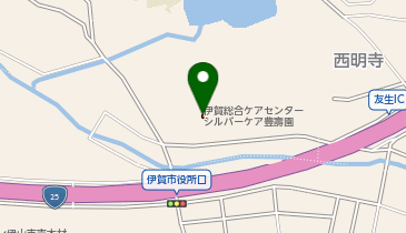 伊賀総合ケアセンターシルバーケア豊壽園認知症対応型グループホーム壽々の地図画像