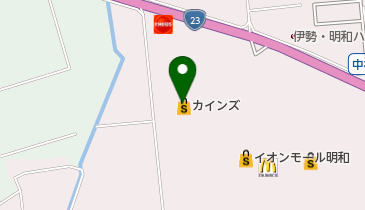 ワンラブカインズホーム明和店の地図画像