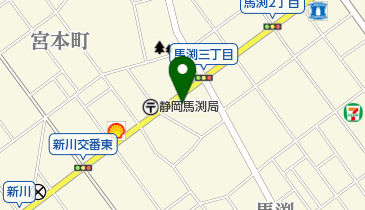 カットオン静岡南店の地図画像