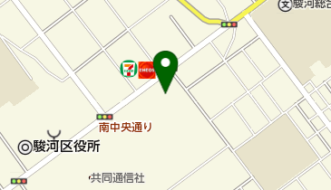 高齢・障害・求職者雇用支援機構(独立行政法人)静岡支部高齢・障害者業務の地図画像