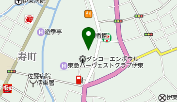 毎日新聞社伊東通信部の地図画像