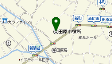 田原市消防本部 消防課 消防係の地図画像