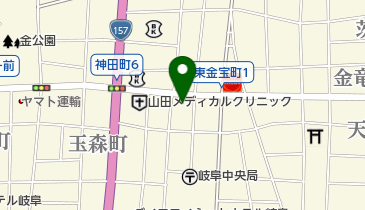 訪問看護ステーションデューン岐阜の地図画像