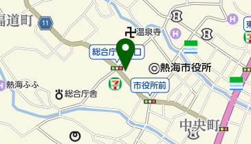 熱海市役所 健康福祉部 健康づくり課 健康づくり室の地図画像