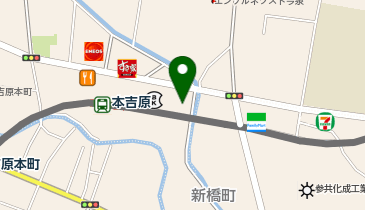 文具スーパー事務キチ富士吉原店の地図画像