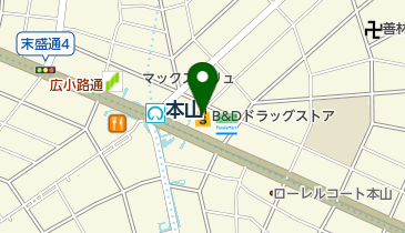 モット(MOT)Eyeコンタクトの地図画像