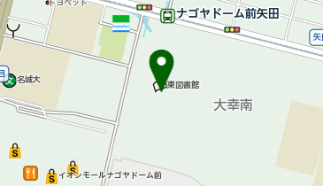 名古屋市民ギャラリー矢田の地図画像