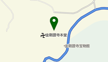 金剛證寺奥の院の地図画像