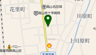 バンビ理容館の地図画像