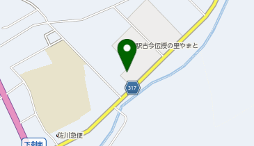 郡上旬彩館やまとの朝市の地図画像
