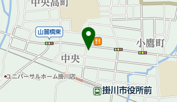 シャンボールキッチン掛川店の地図画像