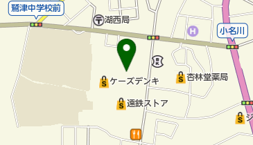 知久屋湖西店の地図画像