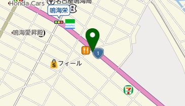ノエビア化粧品新桶狭間の地図画像