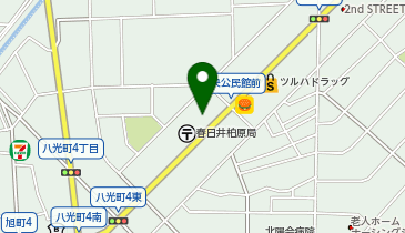 カートプラザひらのの地図画像