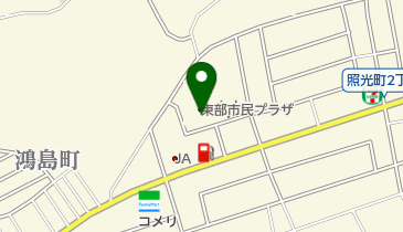 東部児童センターの地図画像