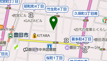 RAKUTO豊田校の地図画像