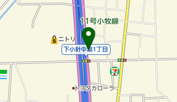 ホダカ小牧店の地図画像