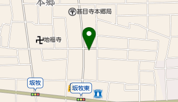 あま動物病院の地図画像