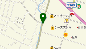 ヘアーサロンイクワの地図画像