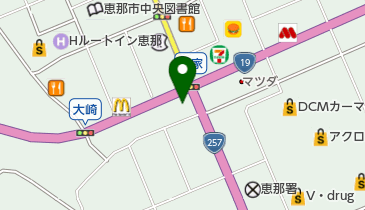 サニー美容室の地図画像