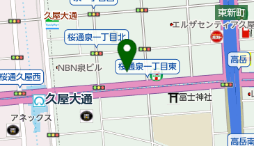 ドマーニ泉店の地図画像