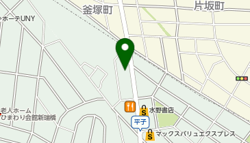 いしいファミリィほねつぎの地図画像